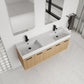 60" Floating Double Sink Bathroom Vanity with Extra-Large Storage