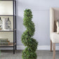 7.5x7.5x35" 3 Foot Tall Artificial Spiral Boxwood Tree
