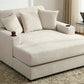 55" Oversized Chaise Lounger - Modern Style Sofa Couch