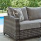 Oasis Court - Sofa, Chairs, Table Set (Set of 4) - Gray