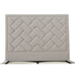 Crosby Upholstered Velvet Full Bed in Greige