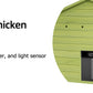 70" Automatic Chicken Coop with Solar-Powered Door