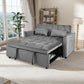 3 In 1 Pull Out Couch Convertible Sofa Bed With Reclining Backrest - view 25
