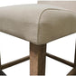Set of 2 Upholstered Counter Dining Chairs