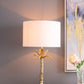 D16x31' Leaf Lamp with Marble Base Gold