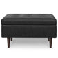 Shay Mid Century Small Coffee Table Storage Ottoman
