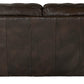 Roberto - Leather Loveseat - Cocoa