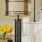Hanswell - Metal Table Lamp  - Dark Brown