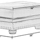 Roberto - Leather Ottoman - Cocoa