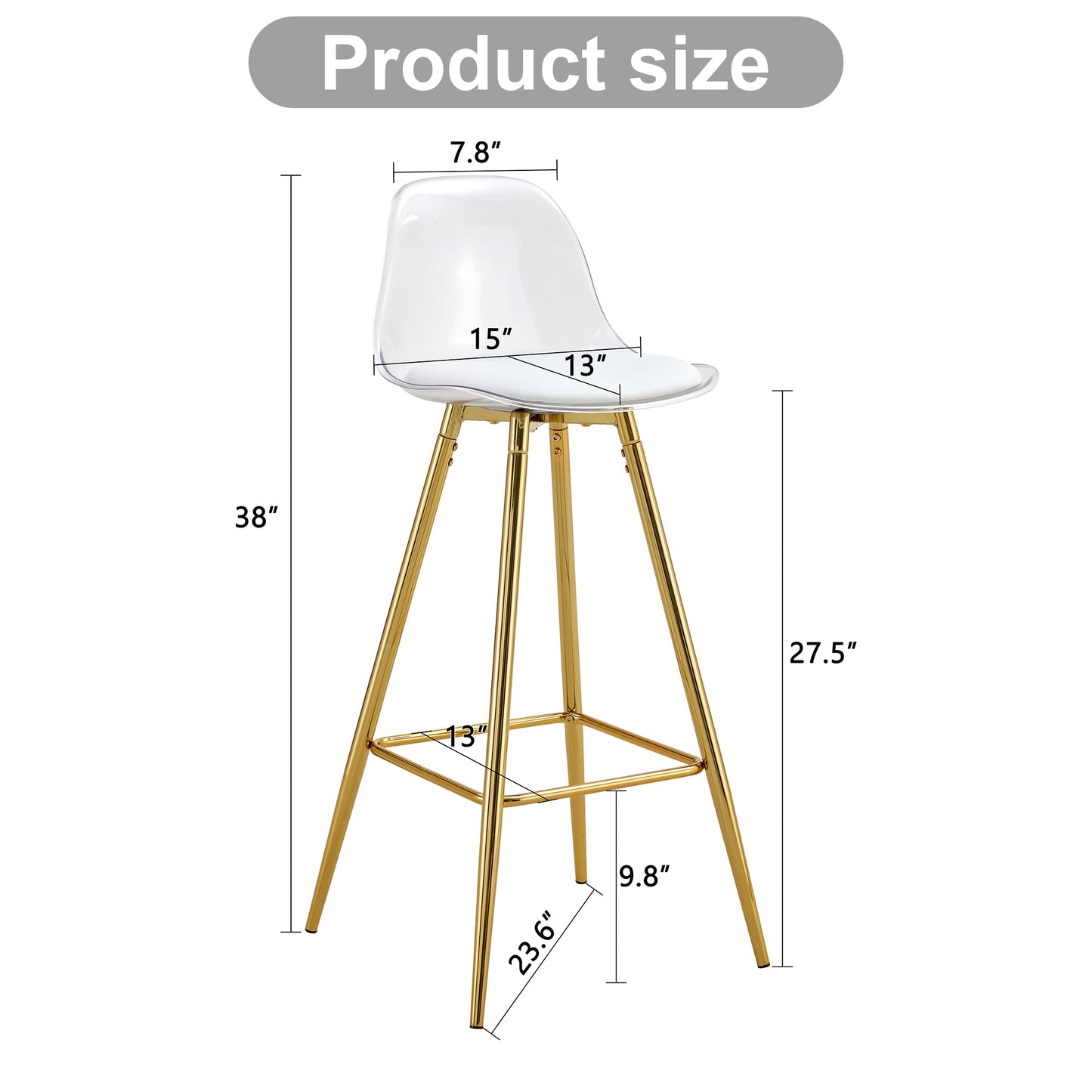 Modern Upholstered Bar Chairs