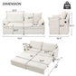Pull Out Sofa Bed, Convertible Sleeper Sofa Couch, Side Storage, And USB / C - Type Charging Ports Chair - view 14