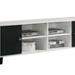 Crisp White TV Stand