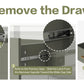6-Drawer Double Dresser in Olive