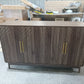 Carved 4-Door Sideboard Buffet Cabinet