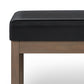 Milltown Large Ottoman Bench - Midnight Black