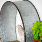 Farmhouse Round Metal Wall Planter (Set of 5) - Gray