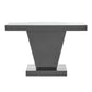 Nysa - 32"H Console Table - Mirrored & Faux Crystals