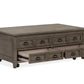Paxton Place - Lift Top Storage Cocktail Table With Casters - Dovetail Gray