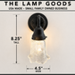Antique Diamond Floral Flare Wall Sconce Light