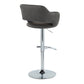 Contemporary Adjustable Barstool with Swivel
