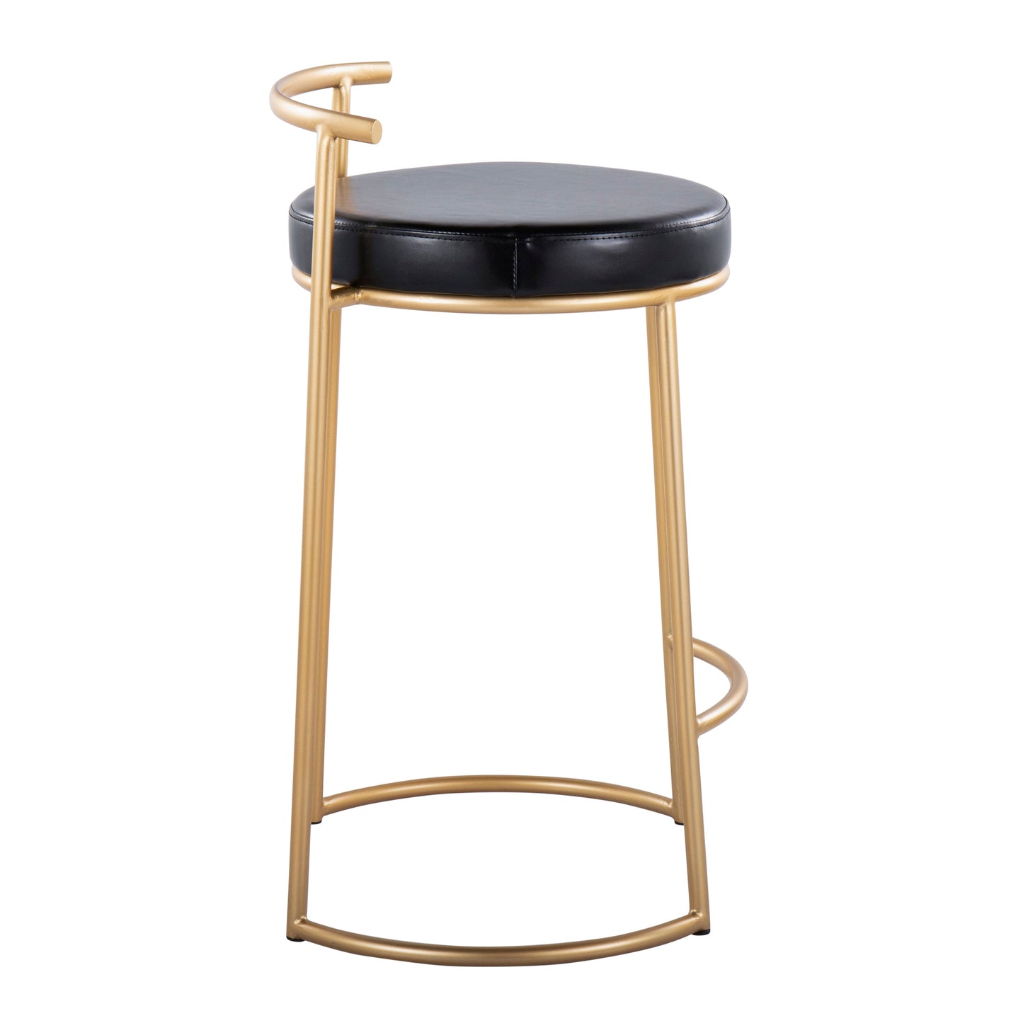 Round 26" Contemporary Fixed-Height Counter Stool