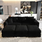 Plush Corduroy 3-Seat Sofa
