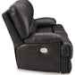 Mountainous - 2 Seat Power Reclining Sofa With Adj Headrest - Eclipse