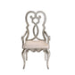 Esteban - Arm Chair (Set of 2) - Ivory Velvet & Antique Champagne