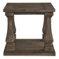 Johnelle - Rectangular End Table - Gray