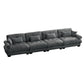Super Comfort Oversized Modular Sectional Sofa, Deep Seat Convertible L Shaped Couch - view 3