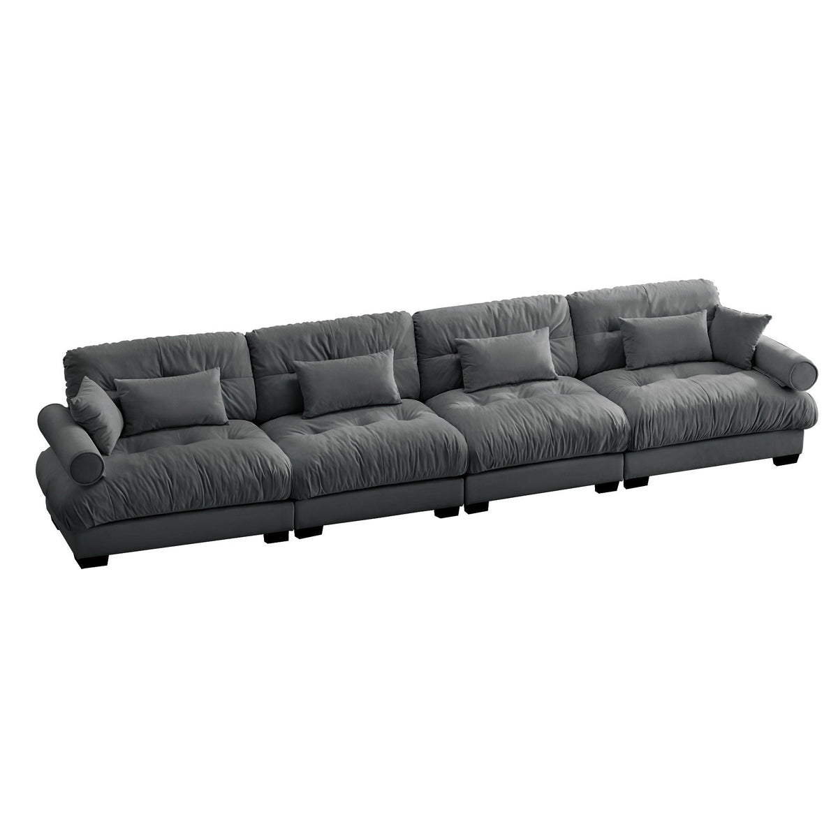 Super Comfort Oversized Modular Sectional Sofa, Deep Seat Convertible L Shaped Couch - view 3