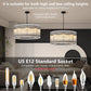 37" Modern Gold Round Chandelier