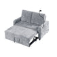 Modern Loveseat Pull Out Sofa Bed With Adjustable Backrest, Two Cup Holders, A Phone Holder, Three Charging - view 2