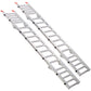Aluminum Ramp 1,400 LBS/Pair, For Motorcycle/Lawn Mower/ATV Ramp