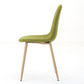 Mid-Century Modern Fabric Upholstered Dining Chairs, Set of 2