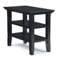 Acadian Solid Wood Narrow Side Table
