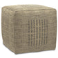 Delilah 18 Inch Wide Square Pouf