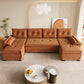 U-Shaped Sleeper Sofa with Pull Out Bed
