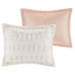 Full/Queen Back Print Long Fur Comforter Mini Set