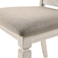 Fedele - Side Chair (Set of 2) - Tan Fabric & Cream