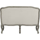 Tania - Loveseat With 2 Pillows - Cream Linen & Gray