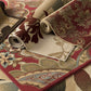 Beedeville Red Floral Rug