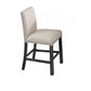 Upholstered Counter Dining Chair Set of 2, Nailhead Trim, Antique