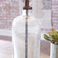 Bandile - Glass Table Lamp  - Clear / Bronze Finish