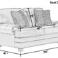 Roberto - Leather Loveseat - Cocoa