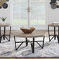 Deanlee - Occasional Table Set (Set of 3) - Grayish Brown / Black