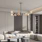 28" Modern Crystal Chandelier With 9 Lights