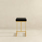 Joel Mid Century Modern Luxury Upholstered Stool