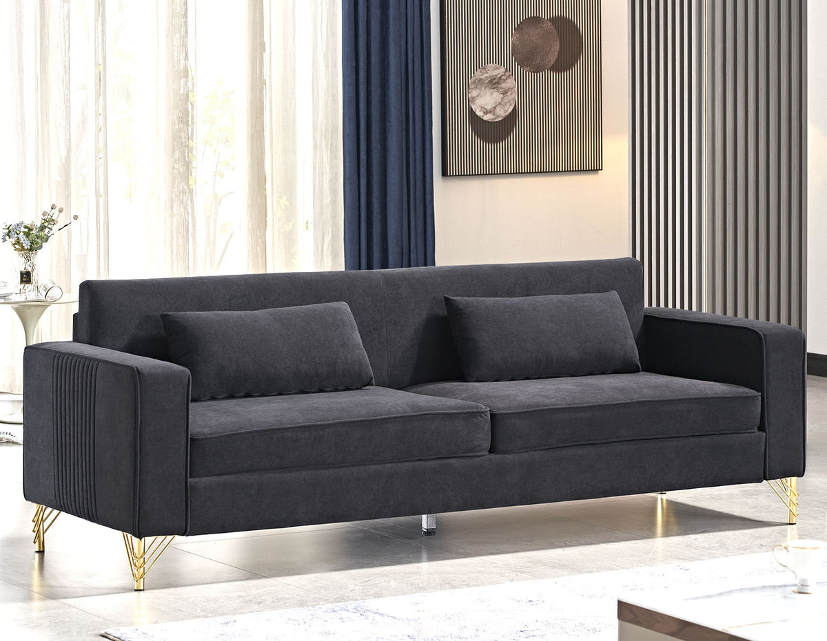 Aesthetic 3 Seater Couch With Classic Modern Appeal And Luxurious Soft Comfort - view 17
