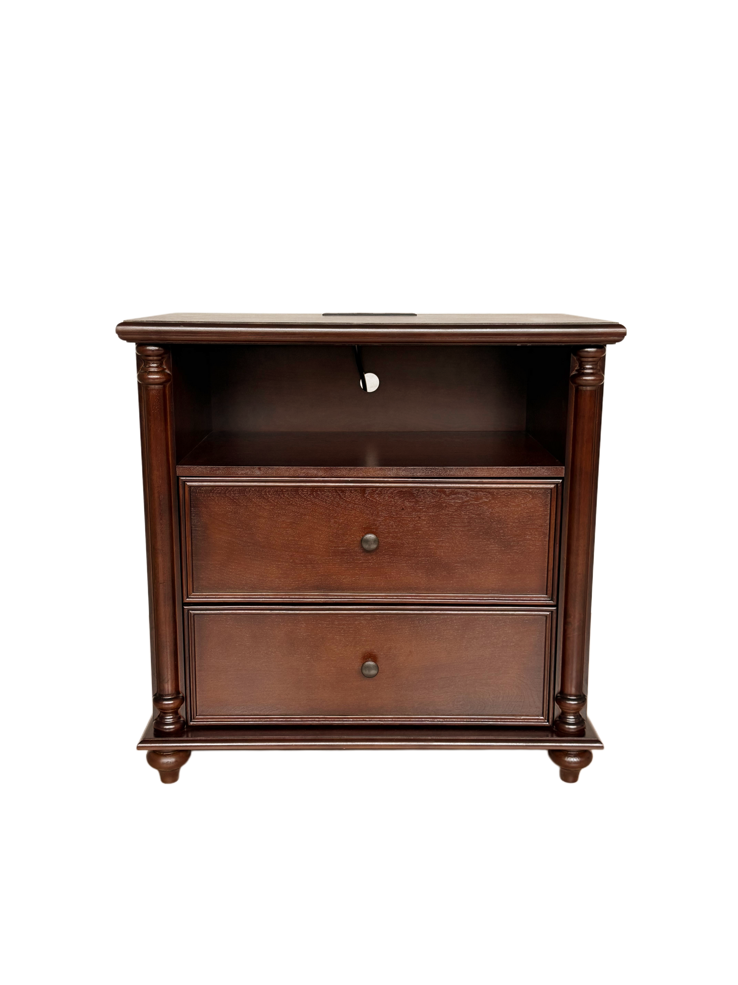28" Nightstand with Charging Station